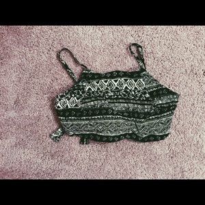 Tribal crop top